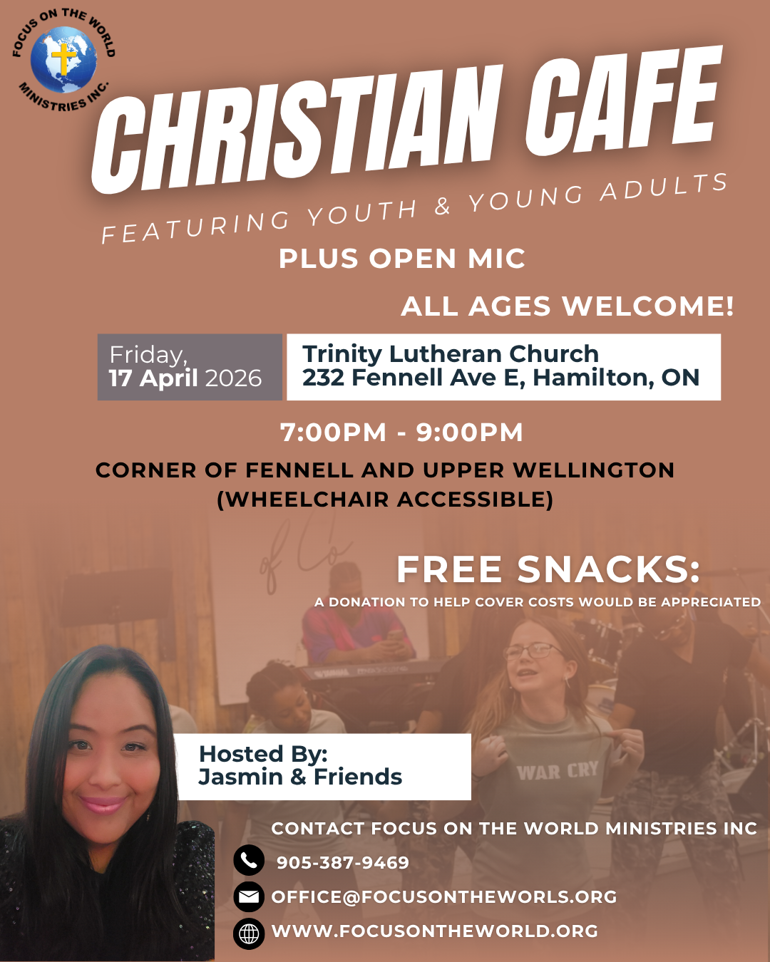 Cafe Night April 2026 Cafe Flier